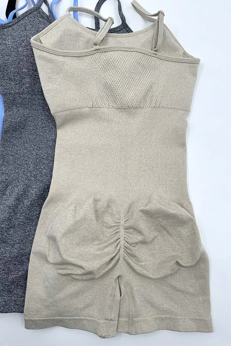 JNY4057 Sleeveless Yoga Rompers