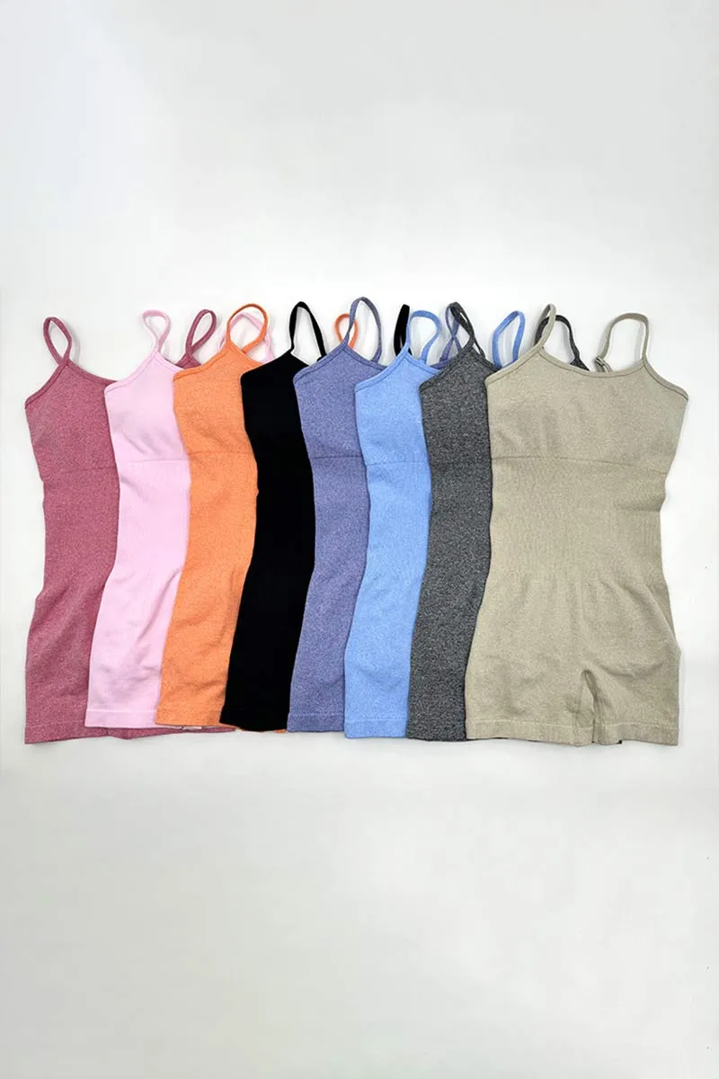 JNY4057 Sleeveless Yoga Rompers