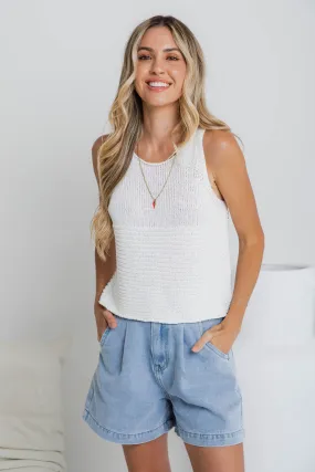 Jorj Knit Top - White
