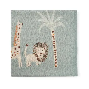 Knit Blanket Safari Lion