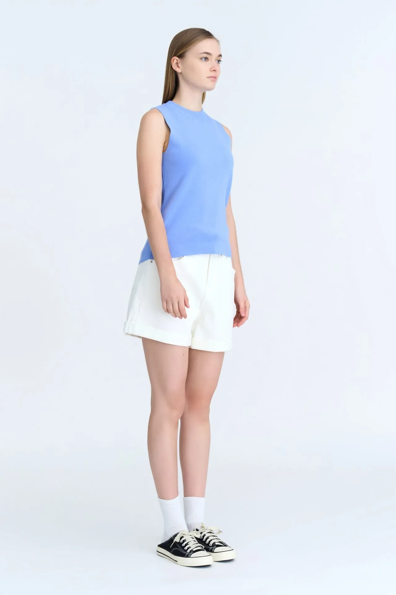 Knit Regular Sleeveless Top