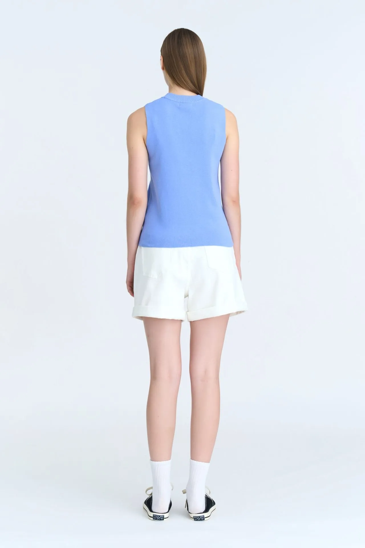 Knit Regular Sleeveless Top