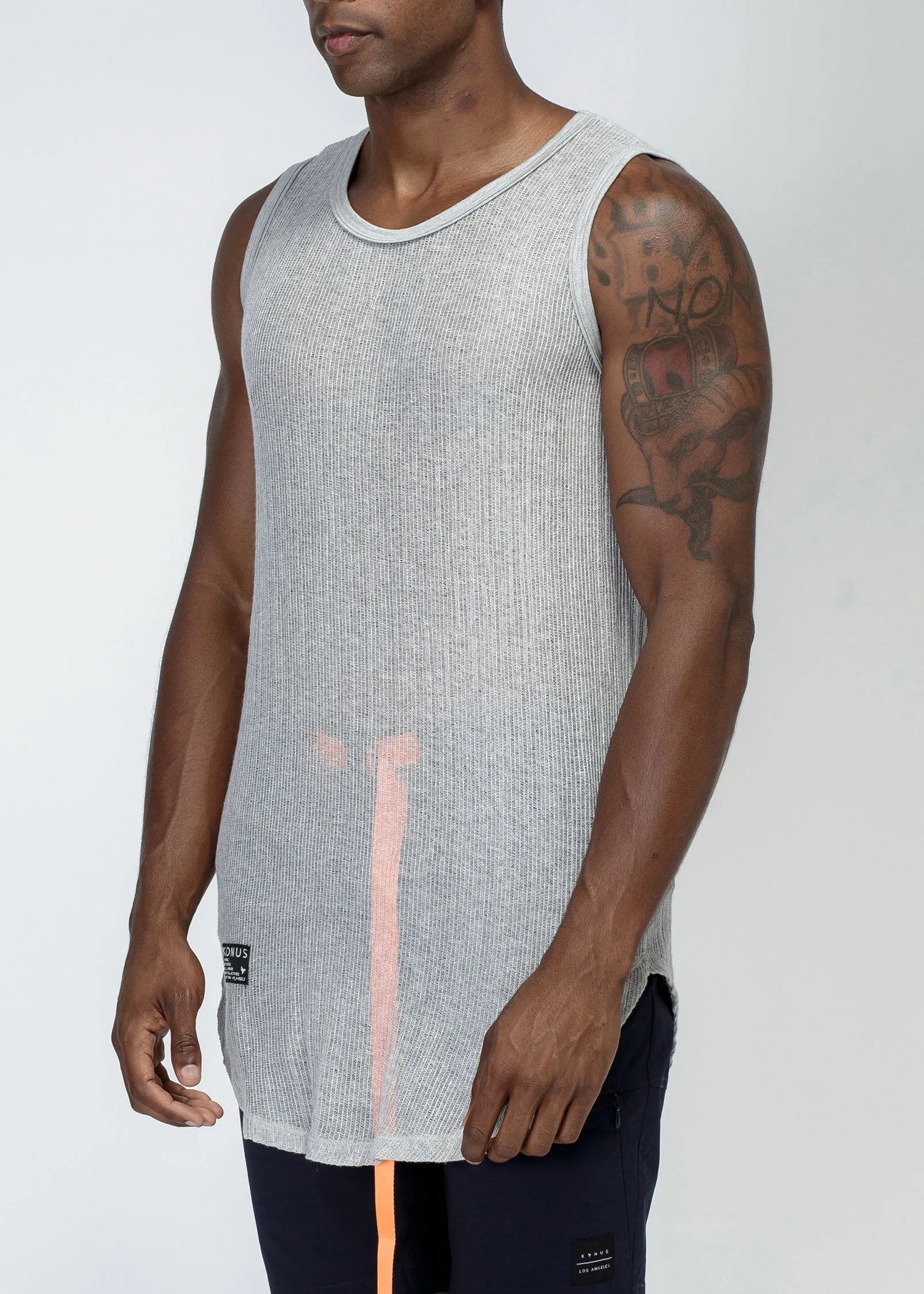Konus Men's Sheer Tank Top