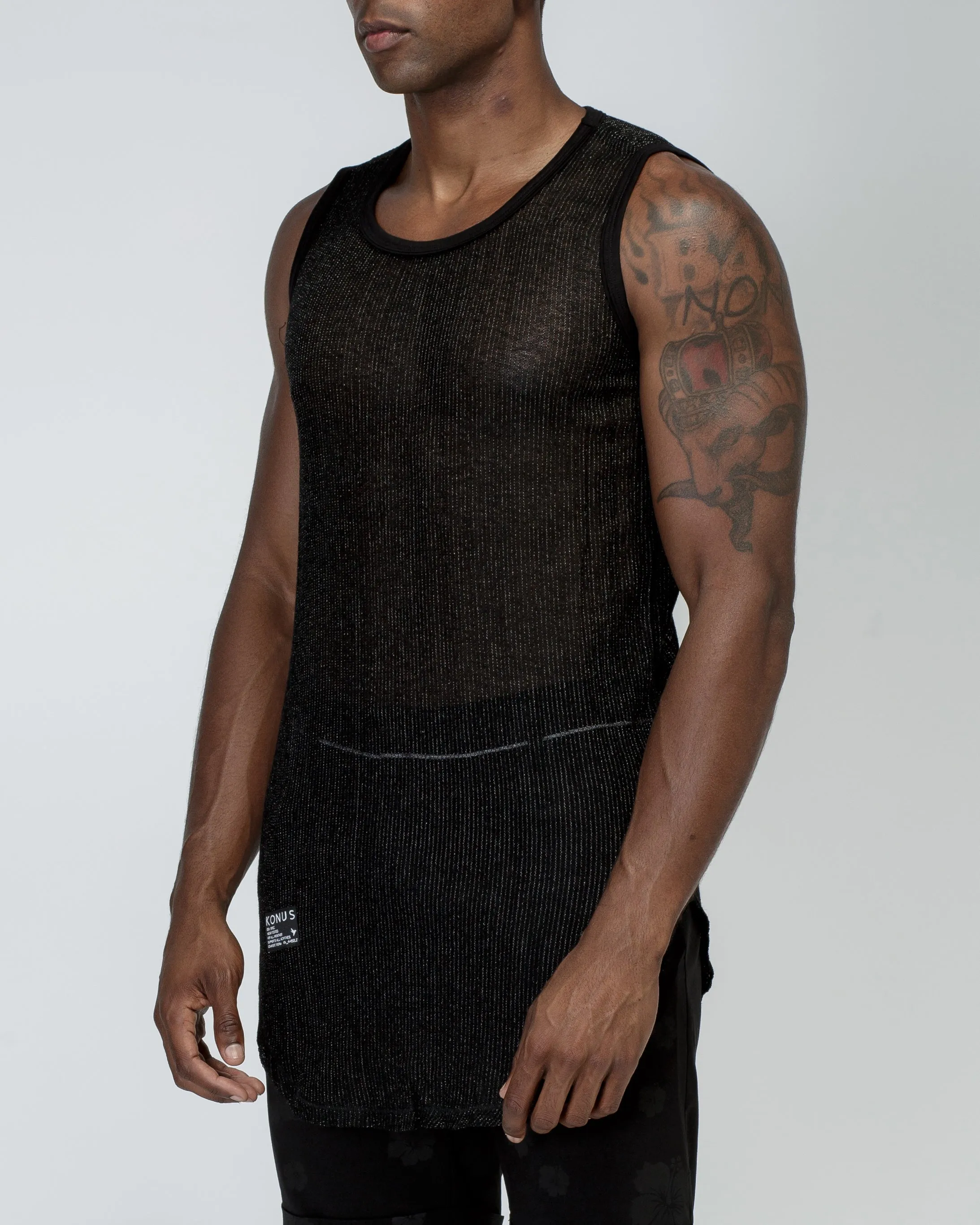 Konus Men's Sheer Tank Top