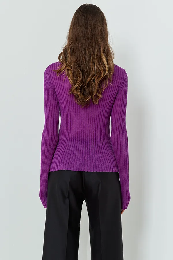 Krispa Top in Dark Magenta