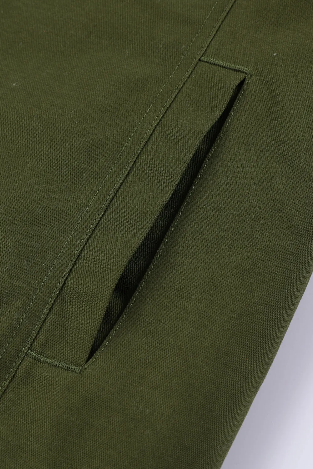 Lapel Collar Button Fleece Jacket