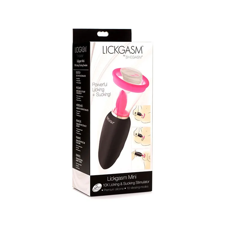 Lickgasm Mini Licking & Sucking Stimulator