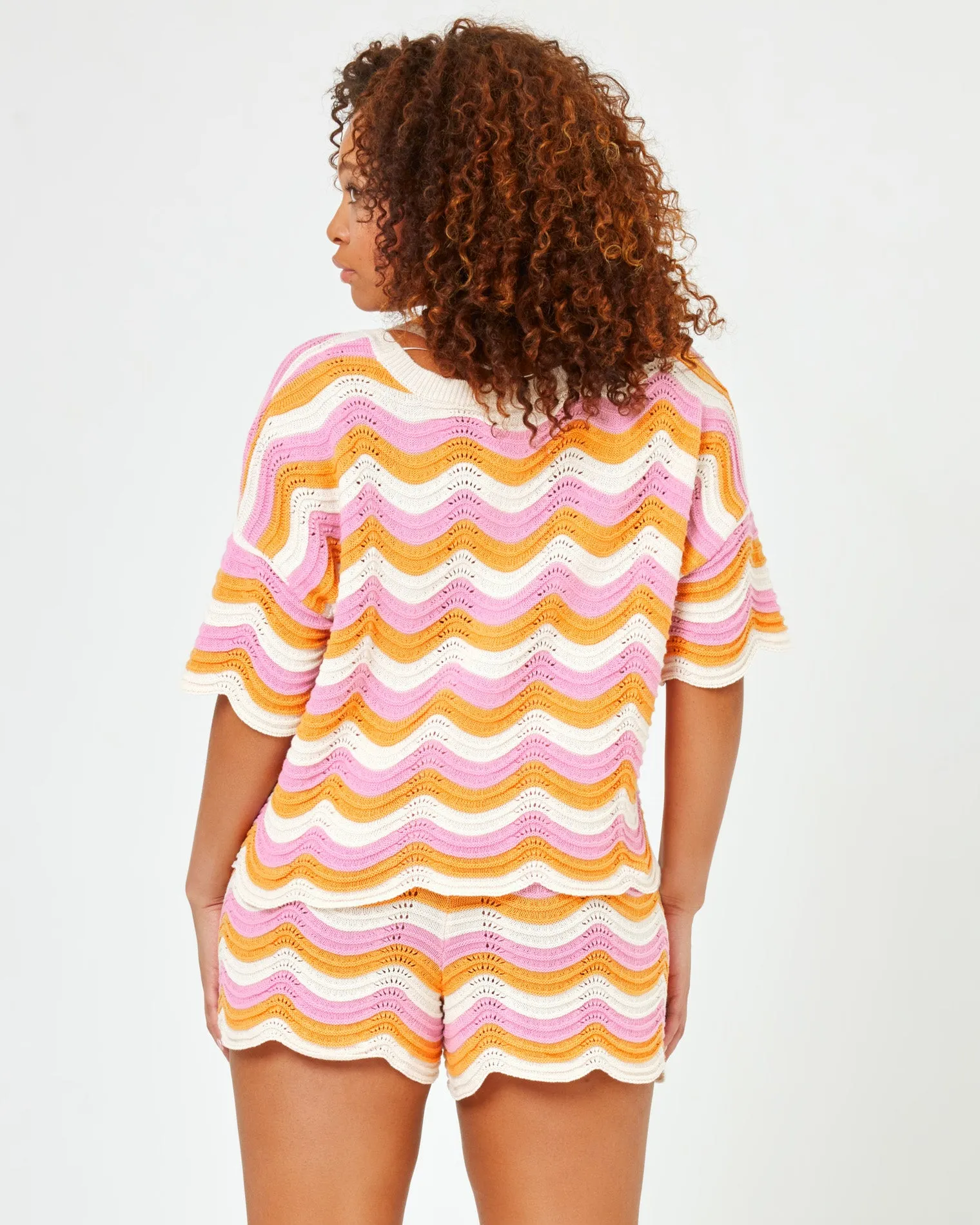 Make Waves Knit Short - Catching Sun