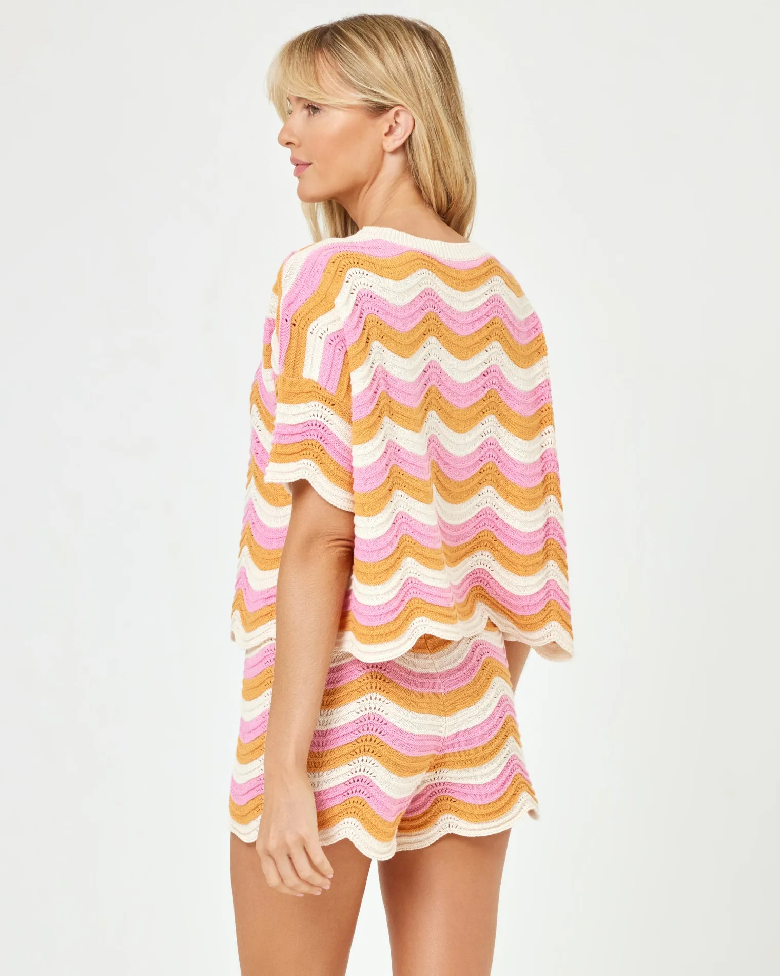 Make Waves Knit Short - Catching Sun