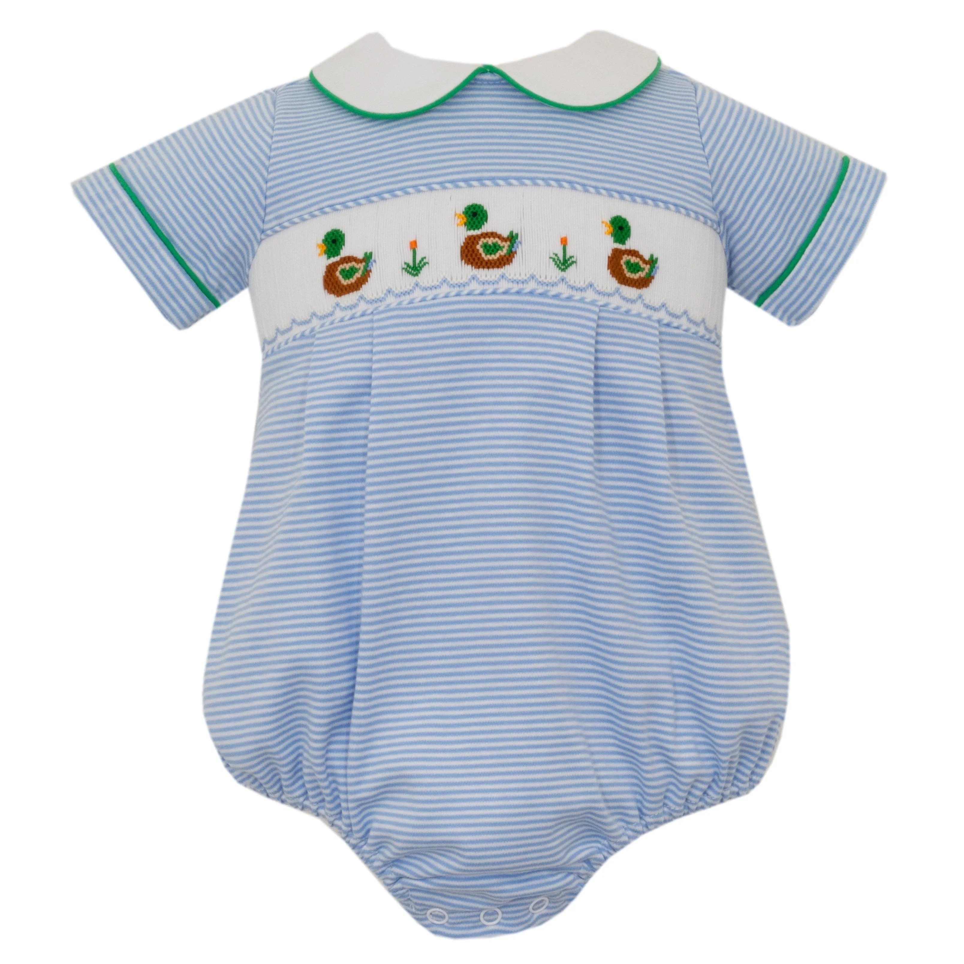 Mallard Duck Knit Bubble- Blue Stripe