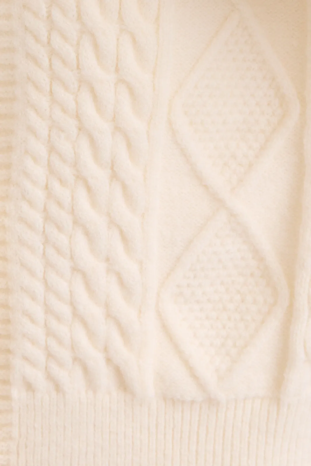 Mariah Cable Button Down Sweater Cardigan