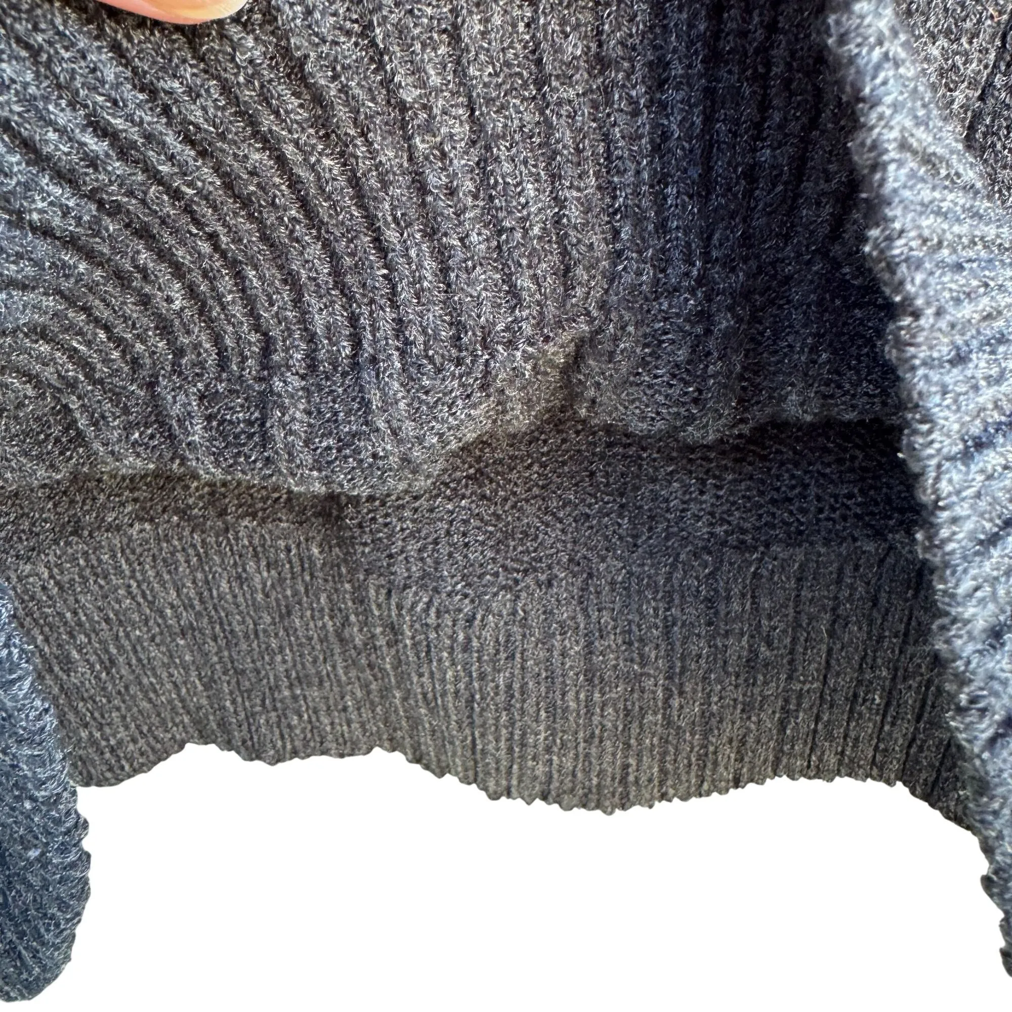 Mervyns Mens Collection Vintage Gray Cable Knit Sleeveless V Neck Grandpa Vest L
