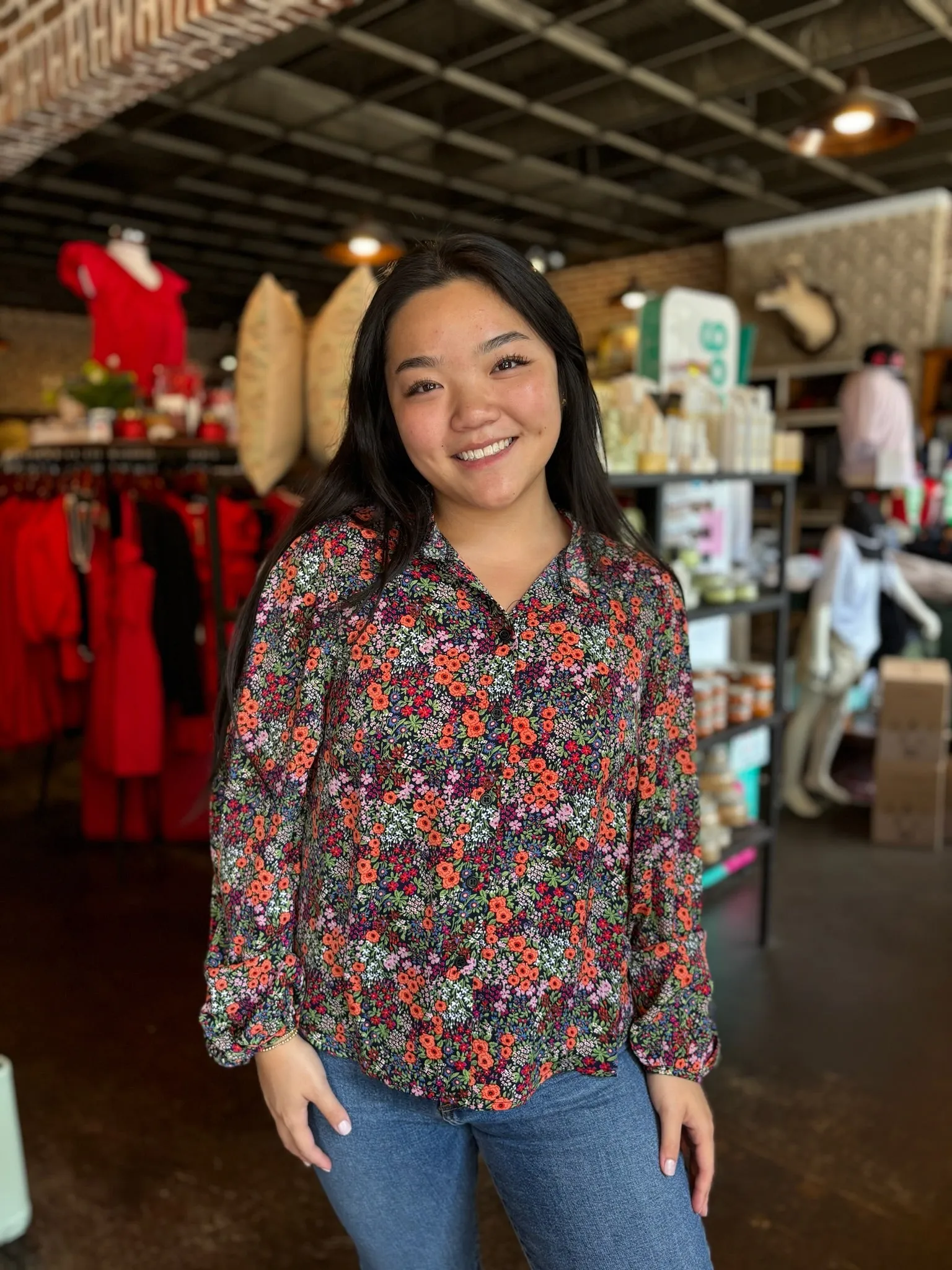 Multi Ozzy Woven Blouse