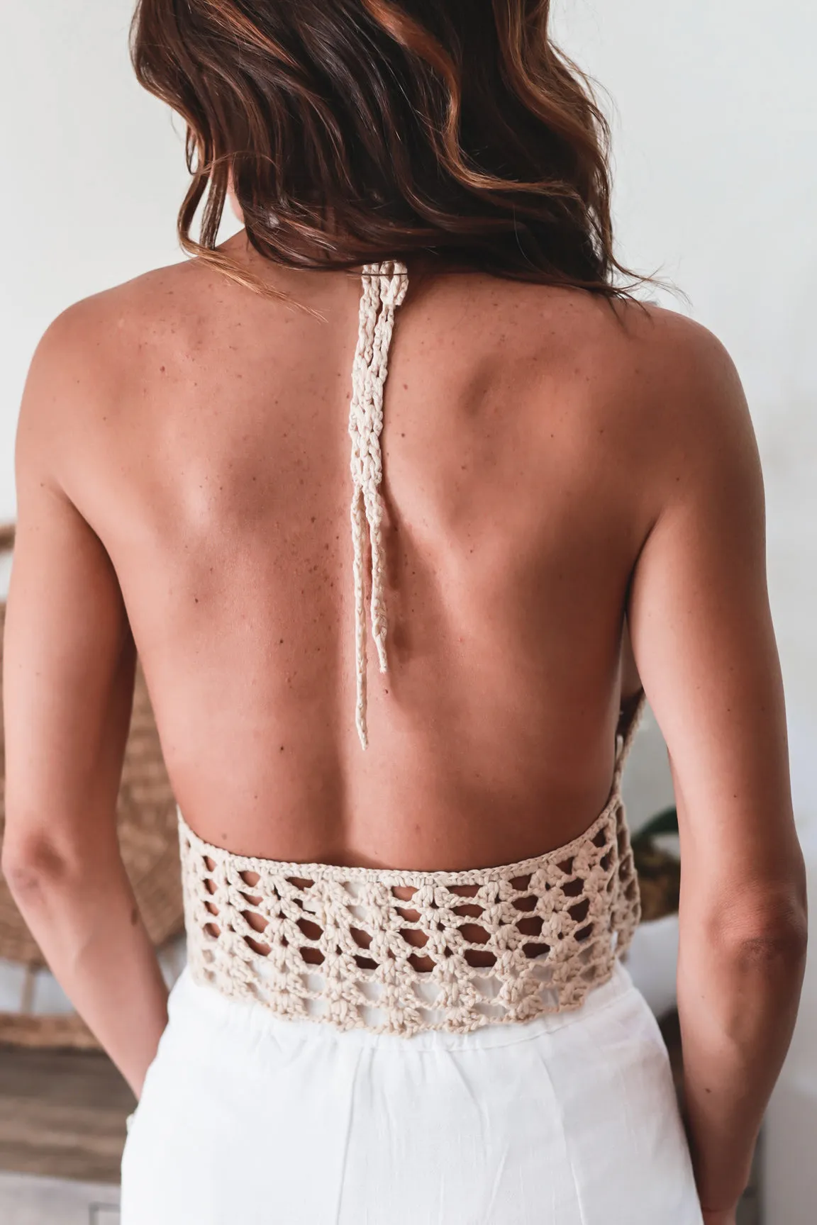 Mya Crochet Crop Top