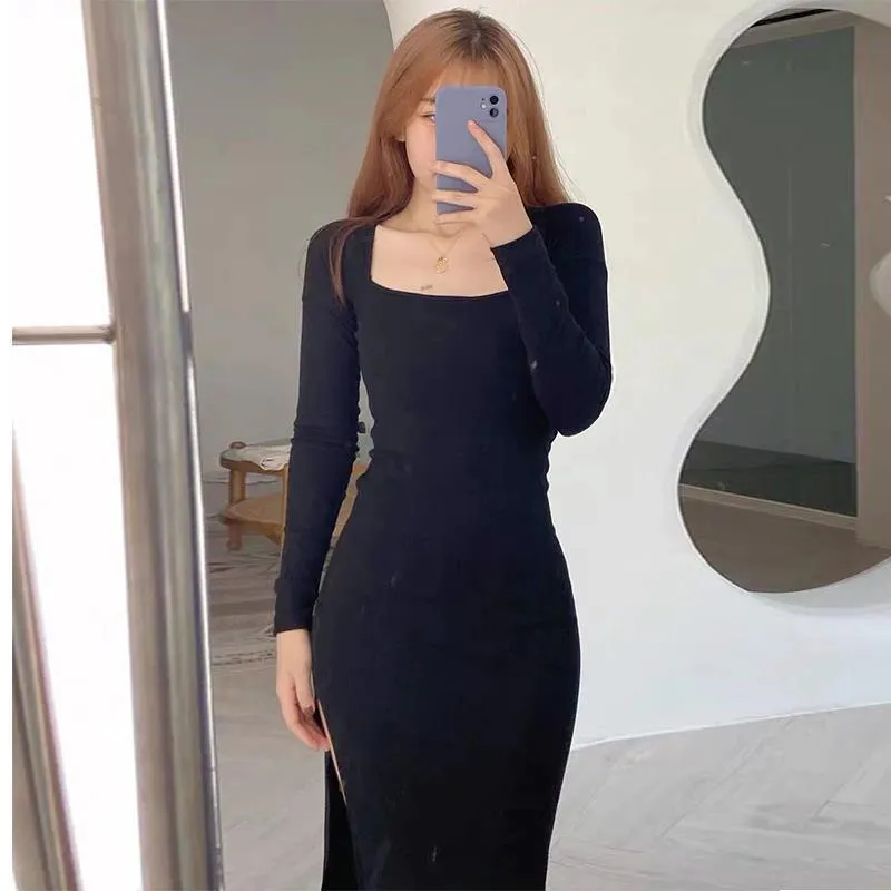 Nothing Beneath It Midi Dress