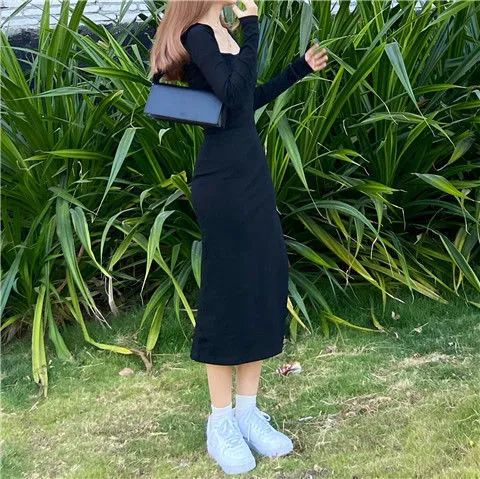 Nothing Beneath It Midi Dress