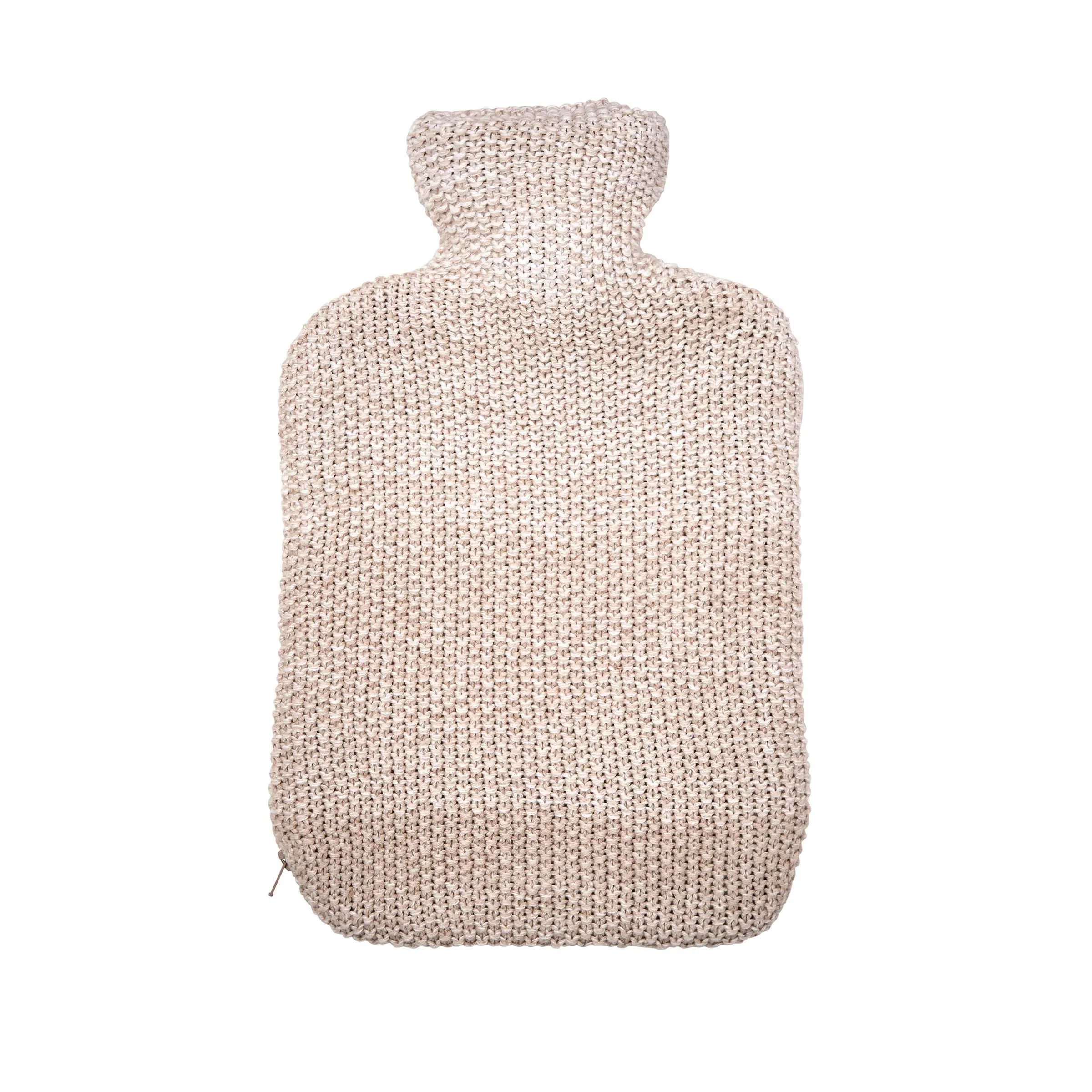 Ombre Knit Hot Water Bottle & Cover, Linen