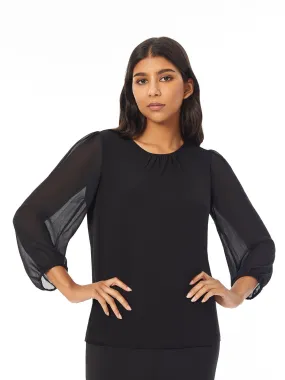 Petite Mabel Top, Everyday Knit/Soft Drape