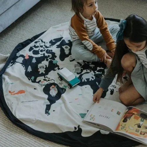 Play & Go Worldmap Toy Storage Bag