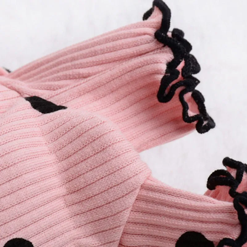 Polka Dot Cotton Sweater