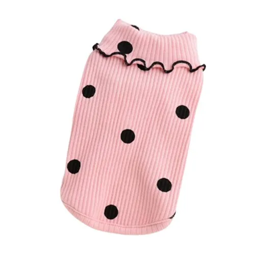 Polka Dot Cotton Sweater