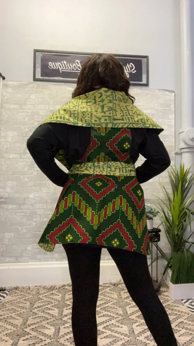 Reversible LeNese Custom Wrap Vest w/ Belt