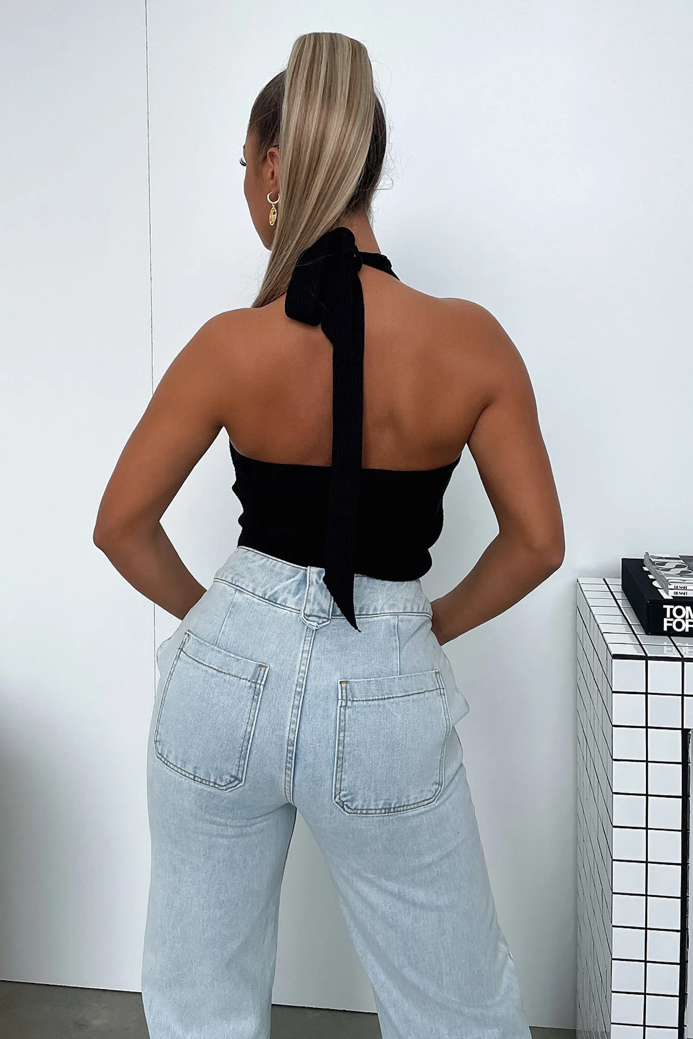 Shauna Knit Top - Black