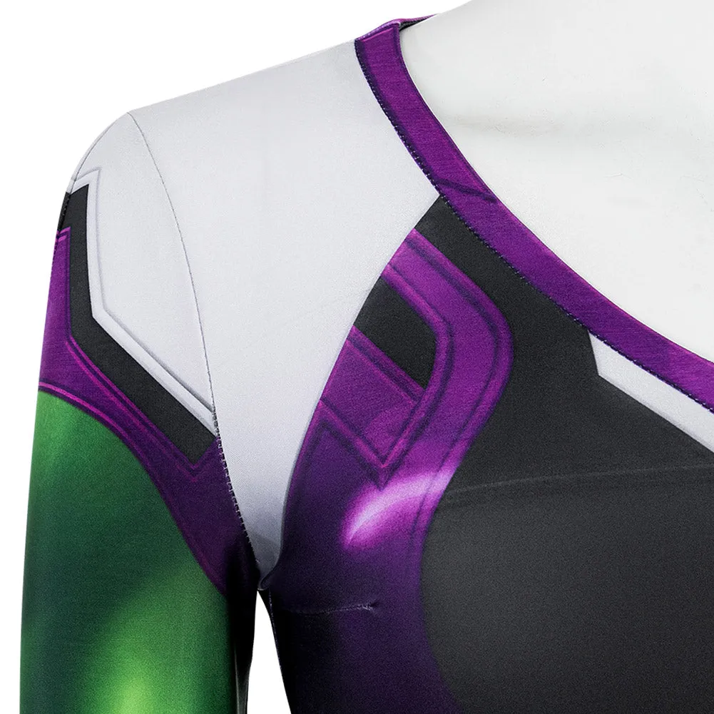 She Hulk Cosplay Costume Jumpsuit Outfits Halloween Carnival Suit