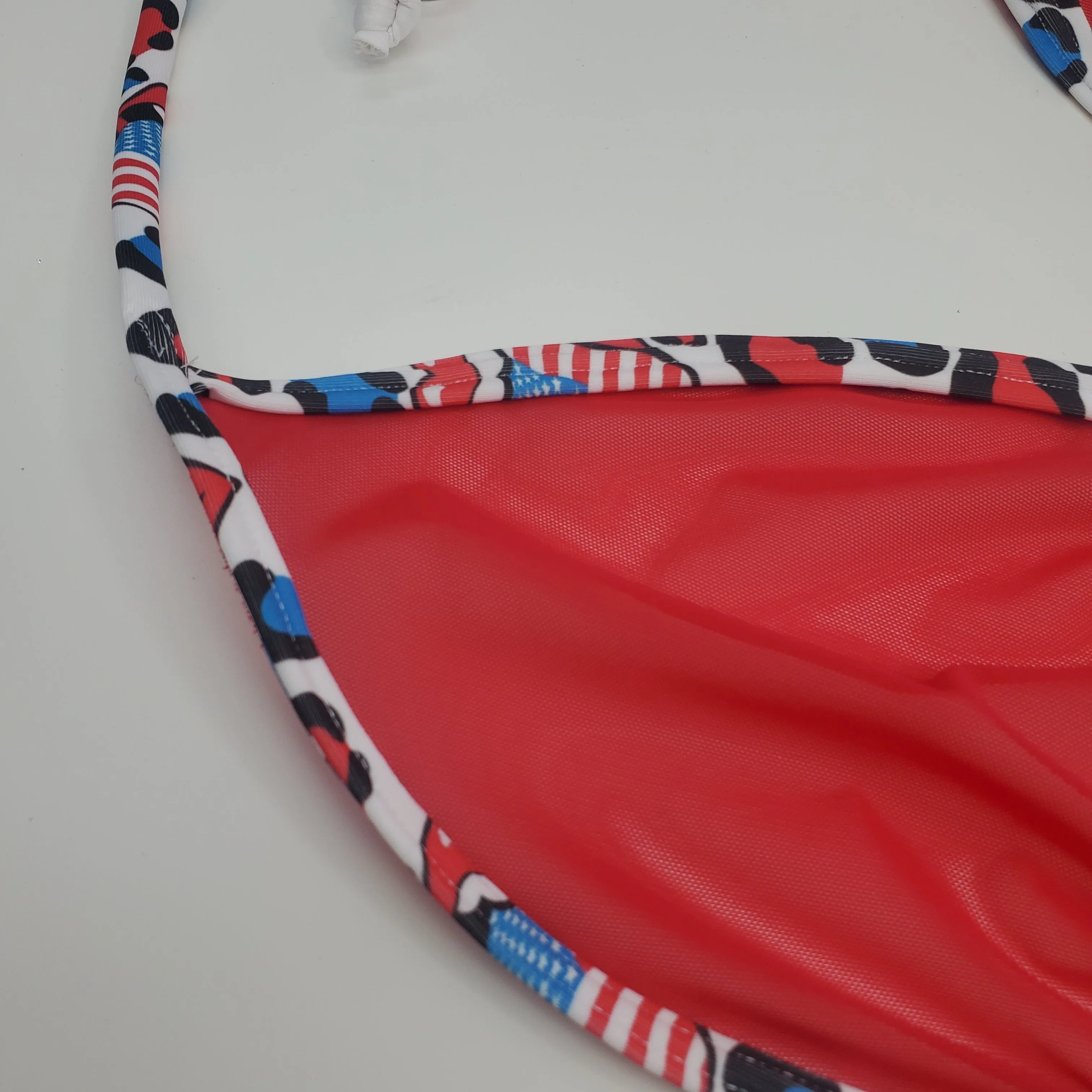 Sheer Fun America Triangle Top