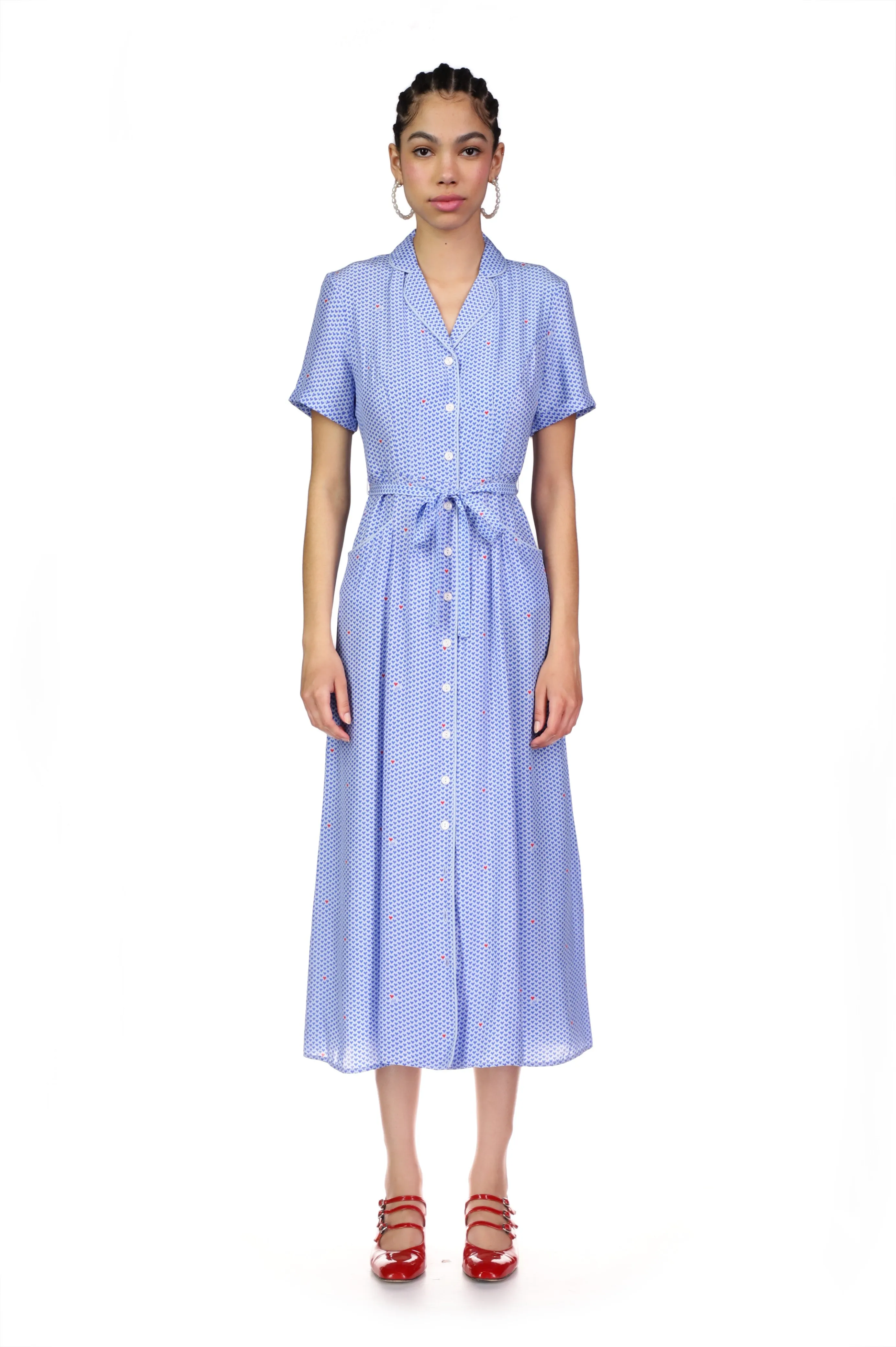 Silk Long Maria Dress