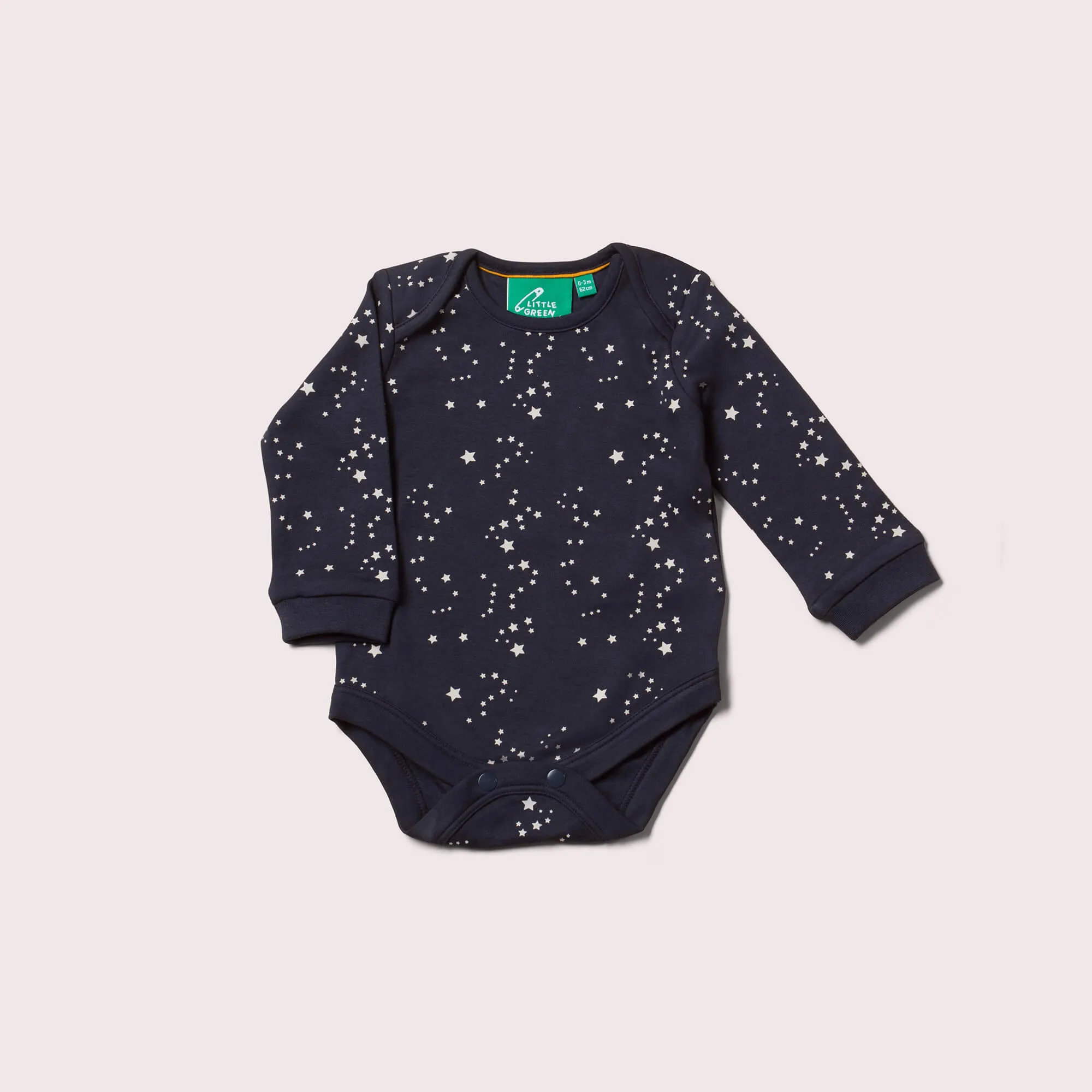 Starry Night Organic Baby Bodysuit Set