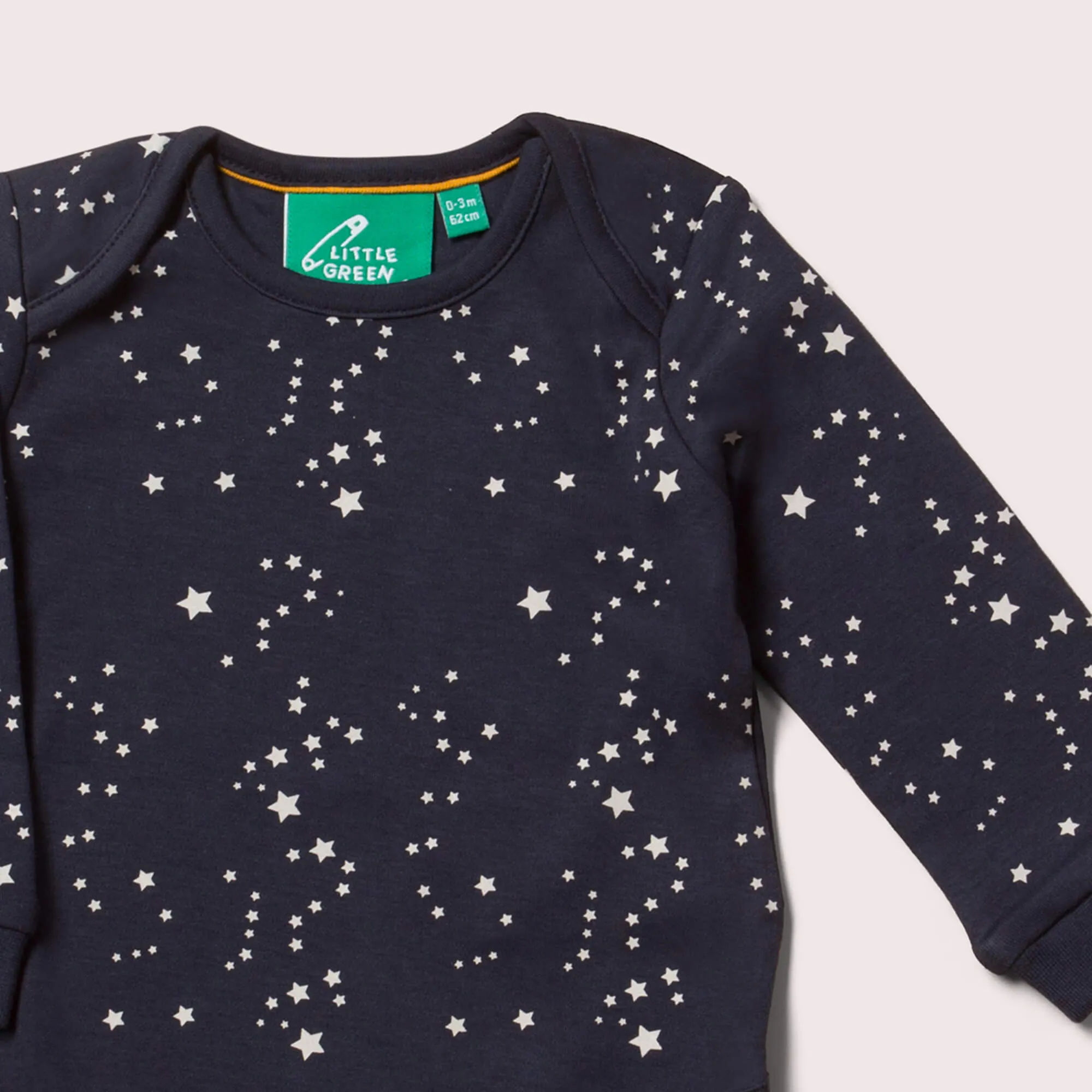 Starry Night Organic Baby Bodysuit Set