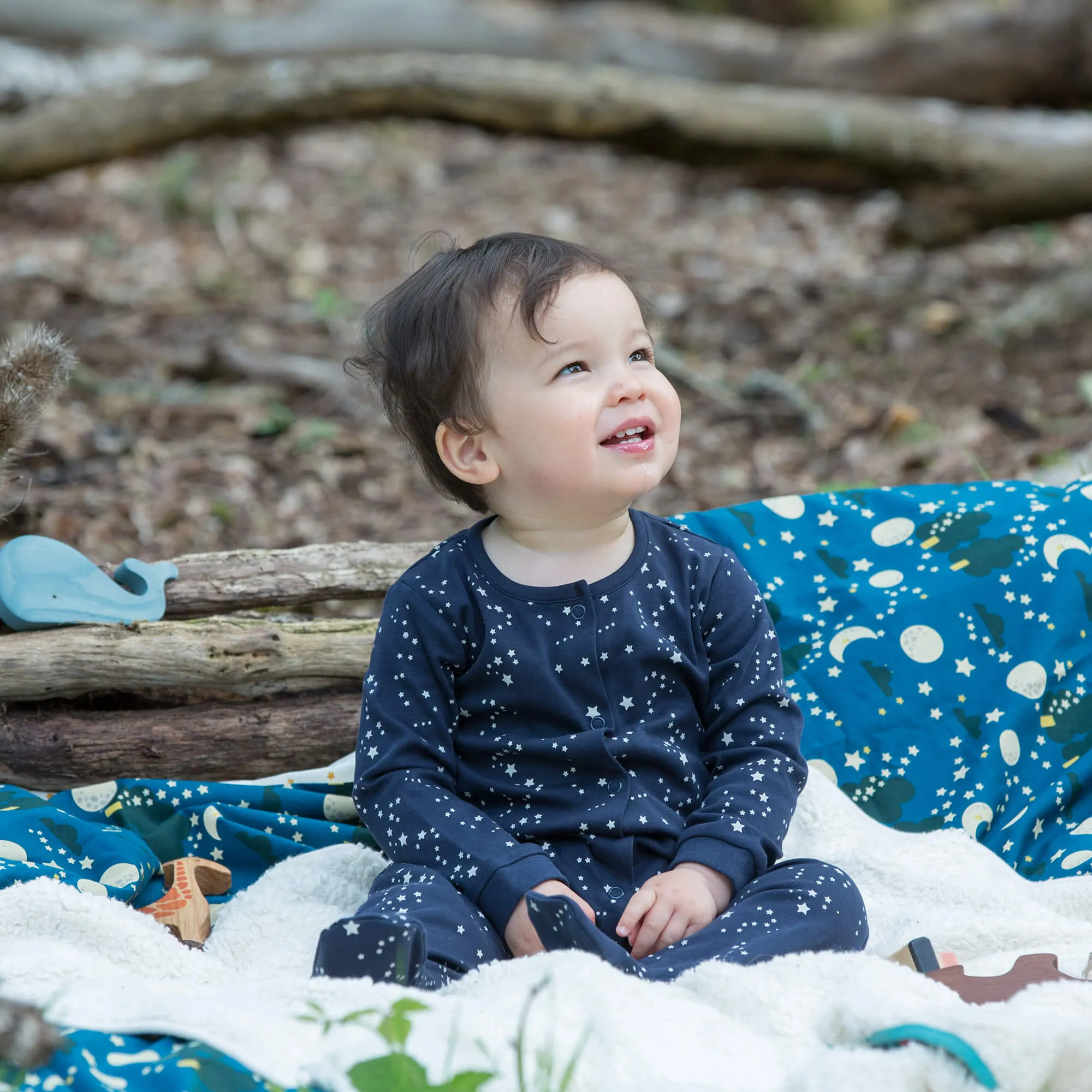 Starry Night Organic Babygrow