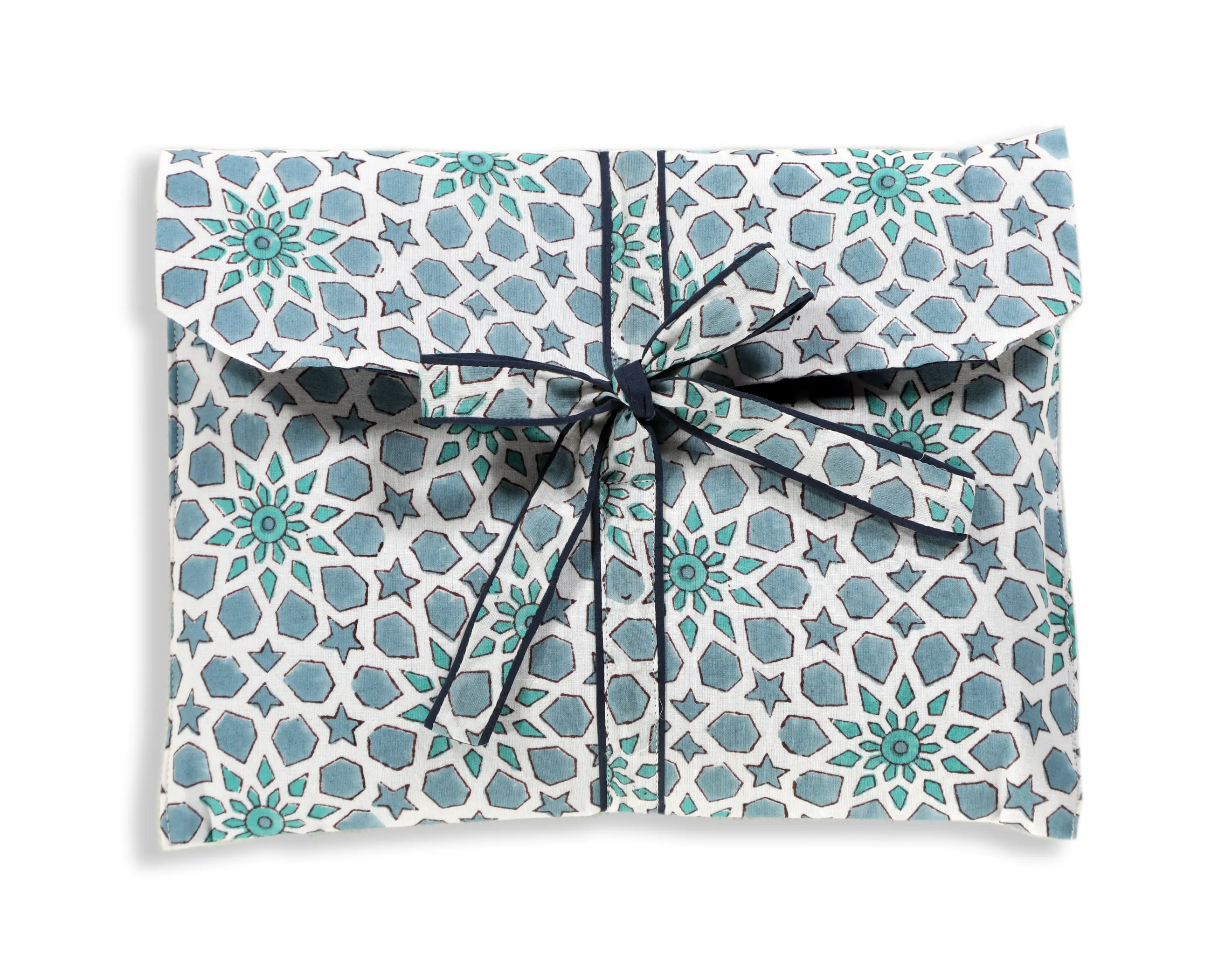 'Starry nights' Cotton Pyjamas / Cool Blue