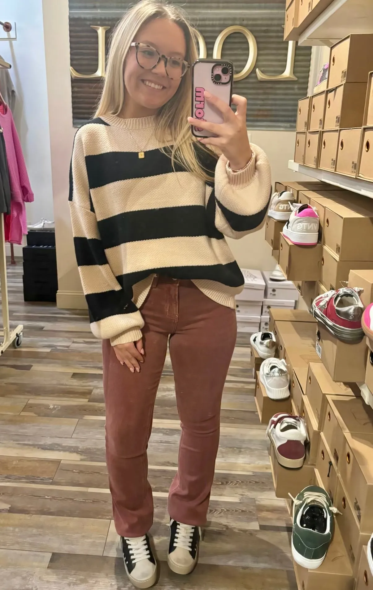 Stripe Out Decade Sweater