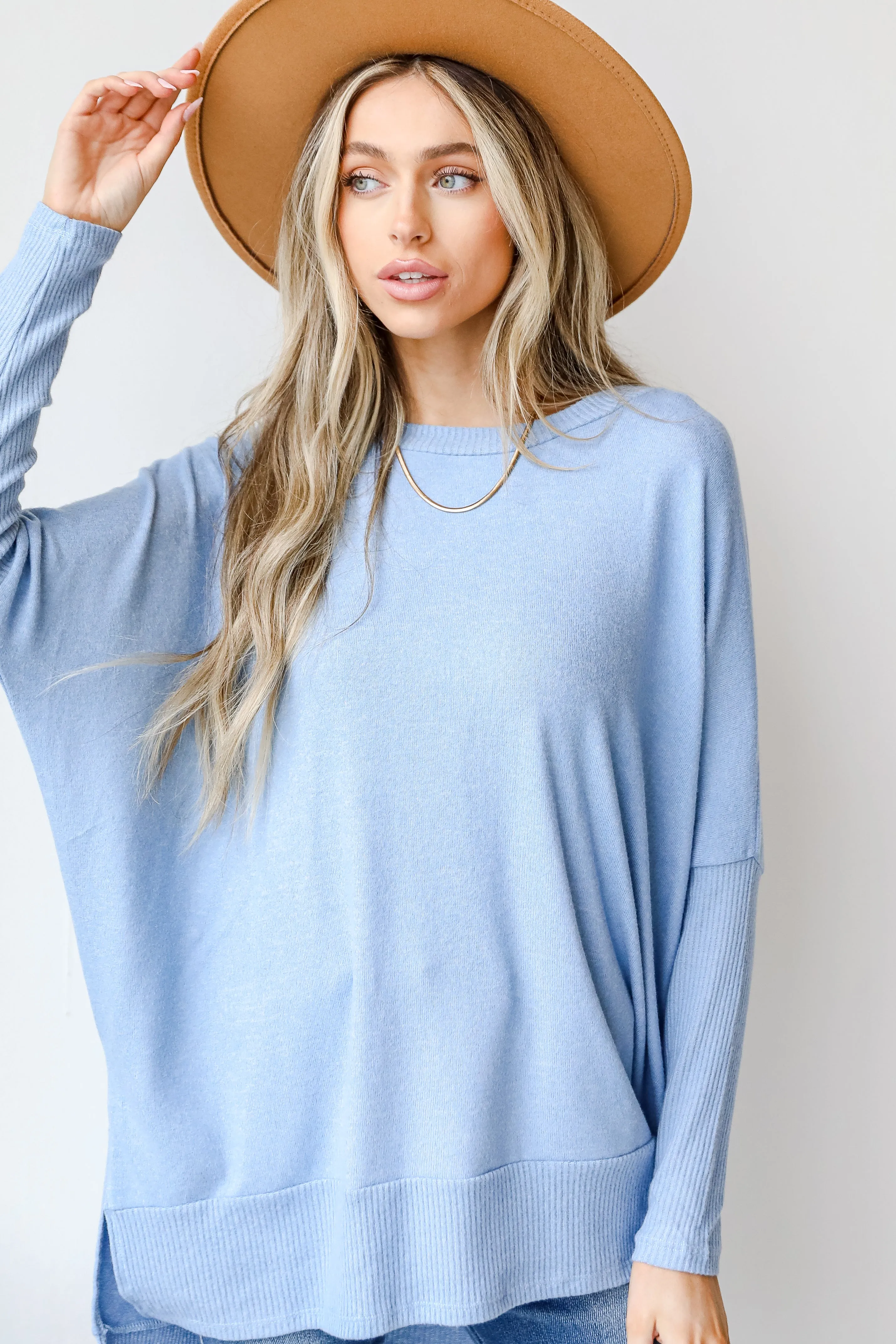 Sweet Serenity Brushed Knit Top
