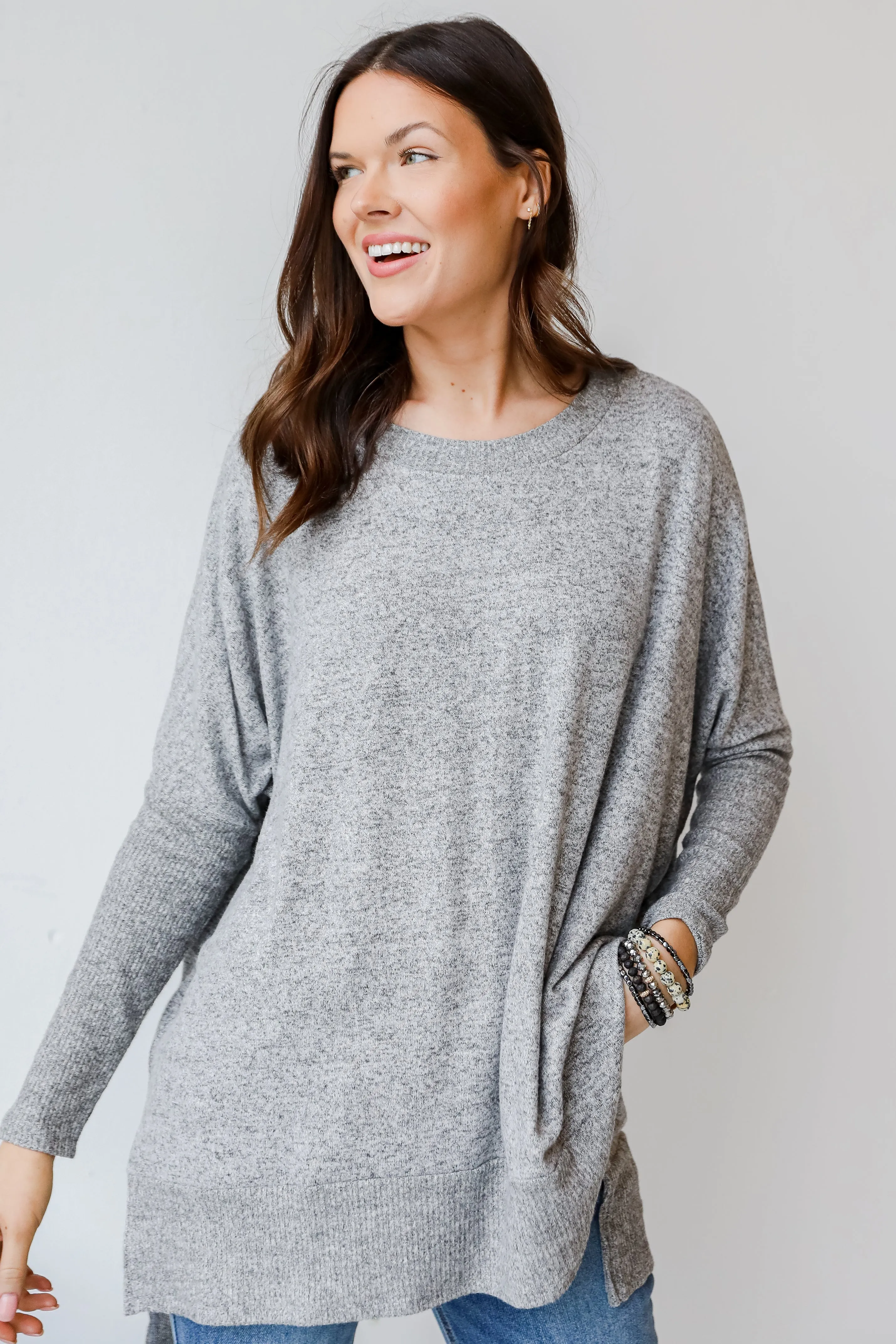 Sweet Serenity Brushed Knit Top