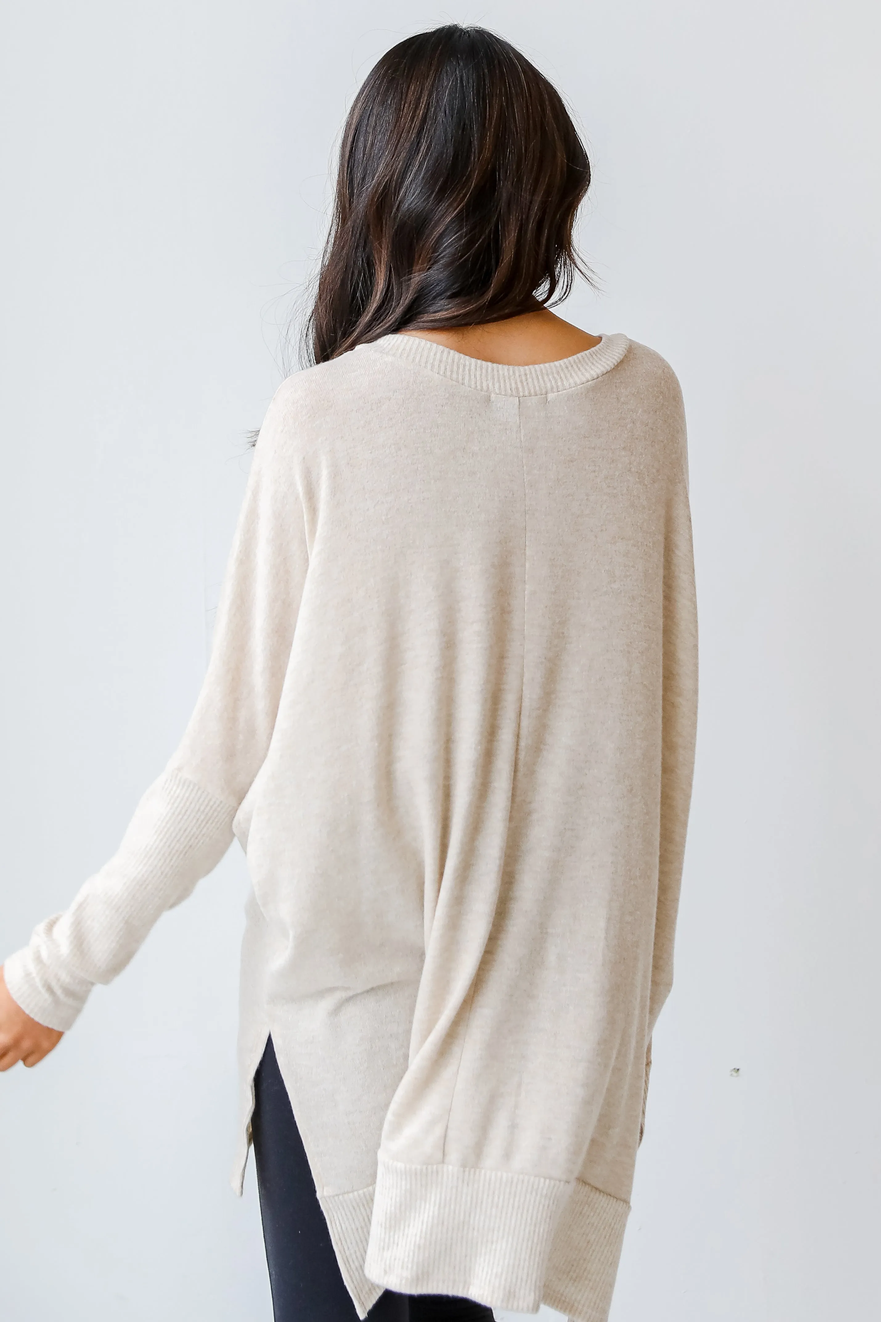 Sweet Serenity Brushed Knit Top