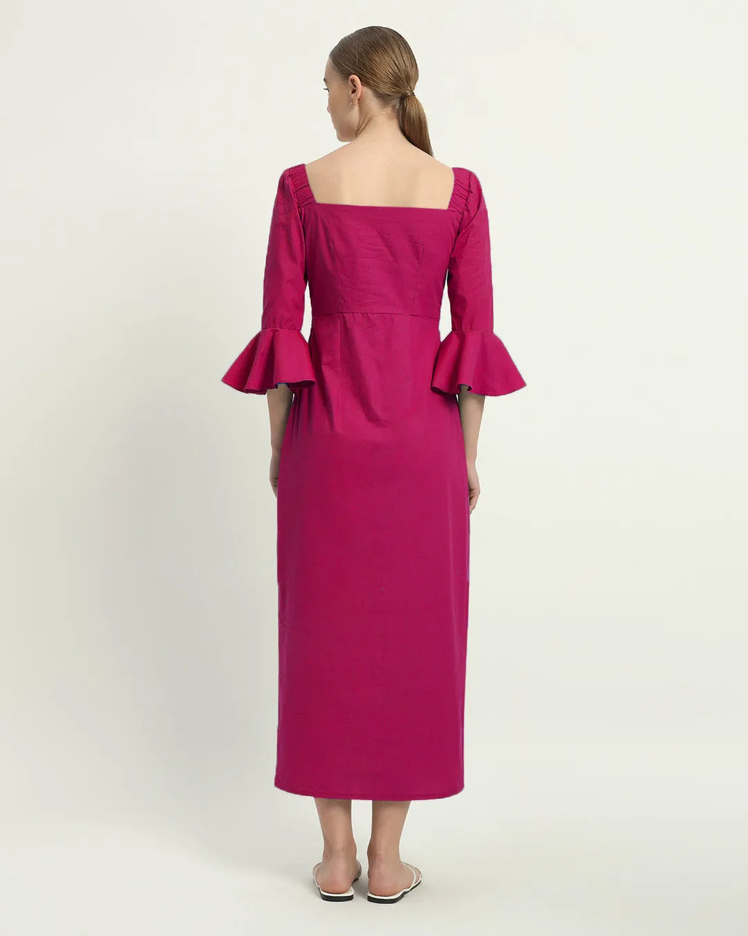 The Rosendale Berry Cotton Dress