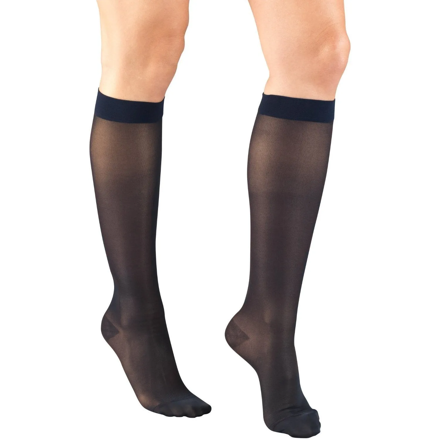Truform Sheer Support Knee High Stockings, 15-20 mmHg
