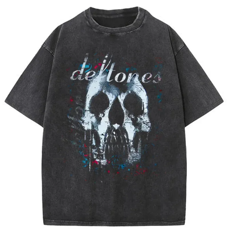 Vintage washed Doberman oversized t-shirt oversized tees