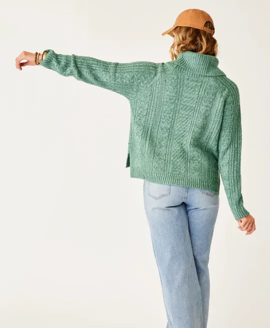 Women's Field Sweater - Forest Heather