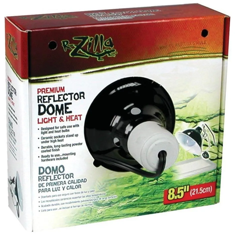 Zilla Premium Reflector Dome Light & Heat (8.5 INCH)